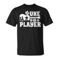 ハワイアン ウクレレ ウケ プレイヤーフラワー Tシャツ