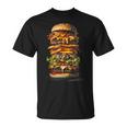 ハンバーガー チーズバーガー ファーストフード愛好家 食通 ギフト Tシャツ