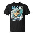 パグサーフィン アロハ サーフボード&ウェーブ Tシャツ