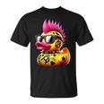 パンク アヒル アヒルの子 パンクロック 面白い 動物好き Tシャツ