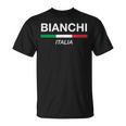 ビアンキ イタリア 家族名 イタリア 国旗 Tシャツ