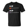 ビデオゲームのようなhp&Mpゲージ。 Tシャツ