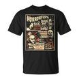 ビンテージホラーフェストポスターハロウィン映画オールドタイムホラー Tシャツ