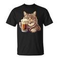 ビールジョッキ かわいい猫 Tシャツ