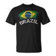 ブラジルの国旗 アンティーク調 ラテン 男性 女性 キッズ ブラジル Tシャツ