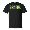 ブラジル国旗 ブラジリアンサッカーファン メンズ レディース ボーイズ ガールズ キッズ Tシャツ