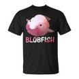 ブロブフィッシュ Blobfish 深海のおじさん 深海のアイドル ぷよぷよ おもしろい かわいい 魚 動物 きもかわ Tシャツ