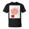 ヘルシーシャツアップル 最新 医者を遠ざける Tシャツ