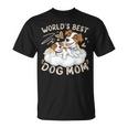 ベスト・ドッグ・ママ、子犬とジャック・ラッセル・テリア Tシャツ