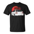 ホワイトハッチシビック Eg6-クラシック Jdm Tシャツ