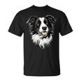ボーダーコリー モチーフ 犬好き 子犬 かわいい ボーダーコリー Tシャツ