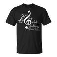 ミュージックギフト メンズ レディース キッズ 音符 格言付き Tシャツ