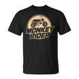 モンキーバイクライダーレトロクラシック原付オートバイtシャツ Tシャツ