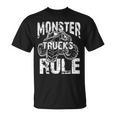 モンスタートラックルールジャムモンスタートラックボーイズ Tシャツ