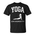 ヨガ 大学 大学 面白い Tシャツ