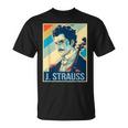 ヨハン・シュトラウス ポスター ミュージシャン 作曲家 Tシャツ
