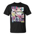 ラーメン屋日本のアニメ・マンガ・コミックパネルaporwave Tシャツ