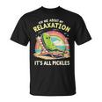 リラクゼーション聞いてピクルスモチベーション Tシャツ