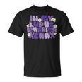 ループス・アウェアネス Lupus Warrior Era Wear Purple Ribbon Groovy Tシャツ