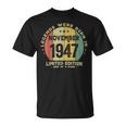レジェンドは1947年十一月生まれ 誕生日 Tシャツ