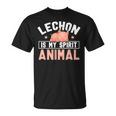 レチョンは私の精神動物です面白いですlechon Pinoy Tシャツ