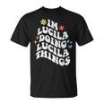 レトロ Groovy Im Lucila Doing Lucila Things 面白い母 Tシャツ