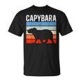 レトロ ビンテージ カピバラ かわいい 動物 Tシャツ