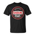 レトロヴィンテージガソリンスタンドanzoil モーターオイル 車 バイク ガレージ Tシャツ