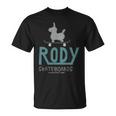 ロディ Rody（Rody Of ThetreetSkateboard_Green バックプリント Tシャツ