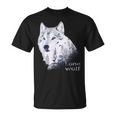 ローンウルフ 森 山 野生 野生動物 雪 オオカミ Tシャツ
