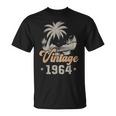 ヴィンテージ 1964 誕生日 61歳 ヤシの木 Tシャツ