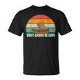 ヴィンテージ Don't Worry Be Capy Capybara Tシャツ