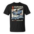 ヴィンテージ Kuruma 日本jdm 東京 日本 ドリフト レースカー Tシャツ