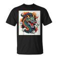ヴィンテージ タトゥー アート ドラゴン Tシャツ