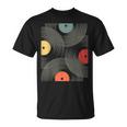 ヴィンテージ レトロレコード レコード モダンアート Tシャツ