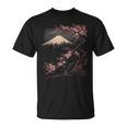 ヴィンテージ 桜 富士山 日本アート 日本 グラフィック Tシャツ