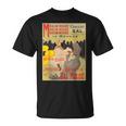 ヴィンテージポスター トゥールーズロートレック レトロtシャツ Tシャツ