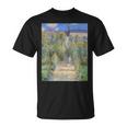 ヴェトゥイユの画家の庭／クロード・モネ（ビッグプリント）【世界の名画】Claude Monet 美術館アート 油絵 Tシャツ