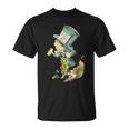 不思議の国のアリス マッドハッター ビンテージイラスト Tシャツ