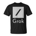 両面 Grok Ai 人工知能研究 Tシャツ
