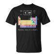 化学猫 元素周期表 Tシャツ