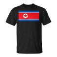 北朝鮮旗北朝鮮ピョンヤン。 Tシャツ