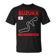 名サーキット概要 鈴鹿トラックレースファンカーレース Tシャツ
