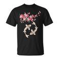 和鯉 鯉 錦鯉 魚 桜 男性 女性 Tシャツ