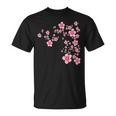 咲く桜 日本 桜 花 喜び Tシャツ