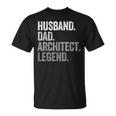 夫 お父さん 建築家 面白い 建築 ヴィンテージ Tシャツ