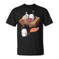 寝ぼける 寿司 すし えび サーモン まぐろ Tシャツ