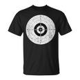射撃ターゲットガン 射撃範囲 エアソフト ブルズアイ 楽しい Tシャツ