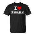 川崎市 I Heart Kawasaki I Love Kawasaki Tシャツ