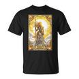 戦士の女神アテナ ギリシャ神話 タロットカード Tシャツ